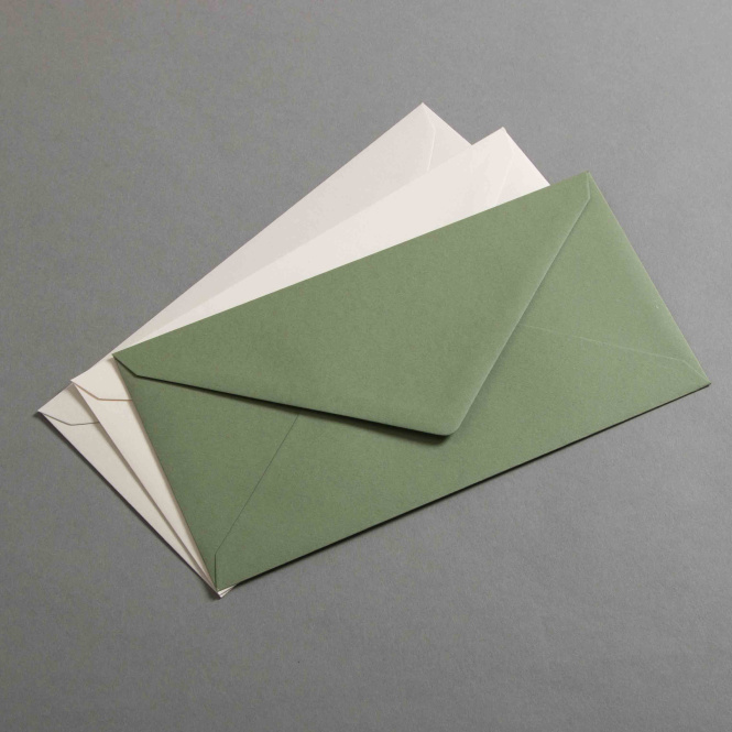 Colorplan Enveloppes DL rabat à pointe 
