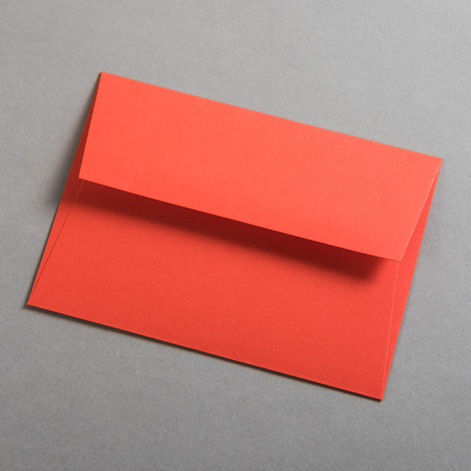 Colorplan Enveloppes DIN C6 Rouge lumineux