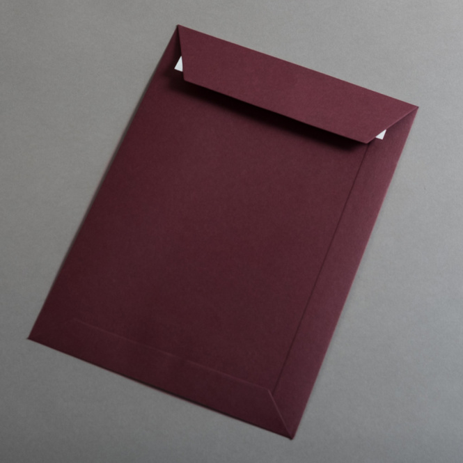 Colorplan Buste DIN C4 Rosso vino