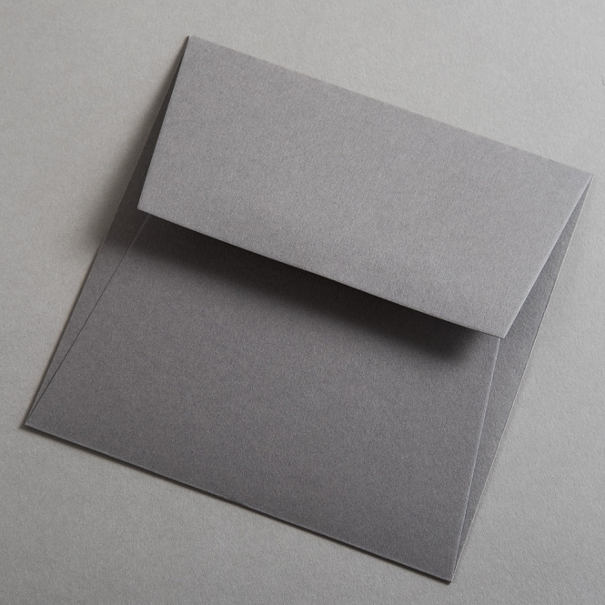 Colorplan Buste DIN 155x155 mm Grigio scuro