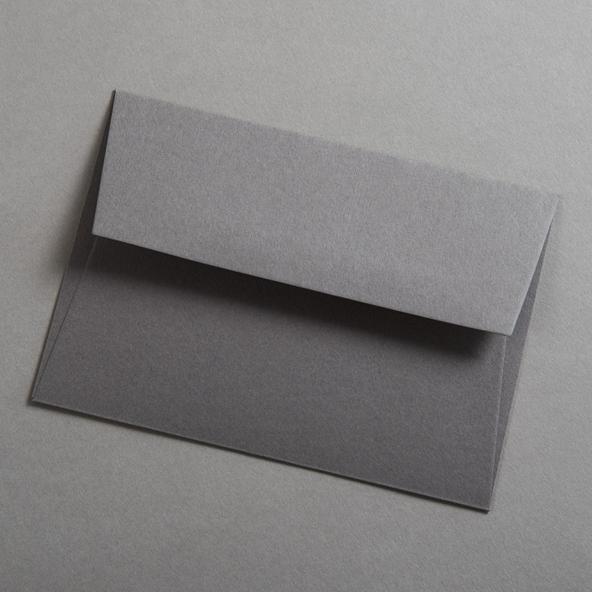 Colorplan Buste DIN B6 lembo di chiusura diritto Grigio scuro