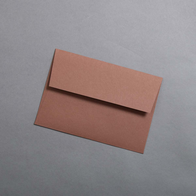 Colorplan Extracted Couverts DIN C6 Rost Braun
