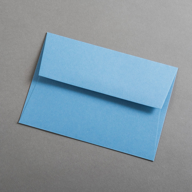 Colorplan Buste DIN B6 lembo di chiusura diritto Blu acciaio