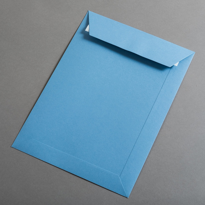 Colorplan Buste DIN C4 Blu acciaio