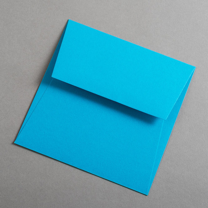 Colorplan Buste DIN 155x155 mm Turchese scuro