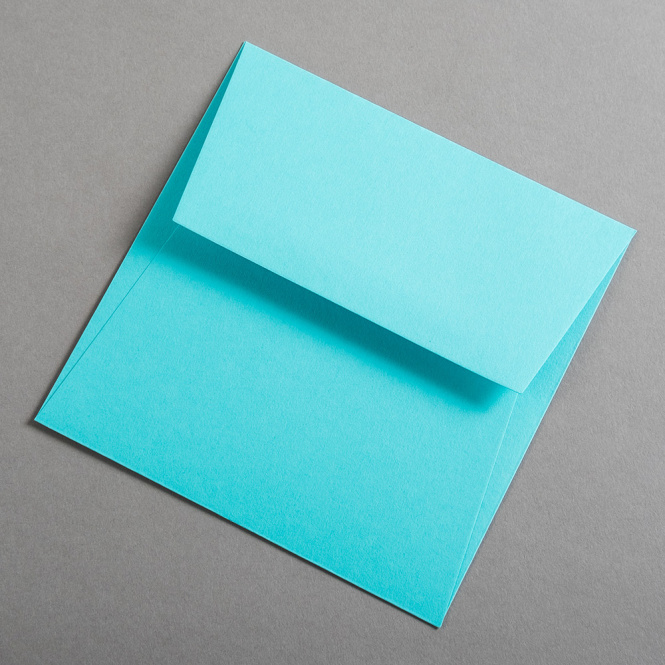 Colorplan Buste DIN 155x155 mm Turchese