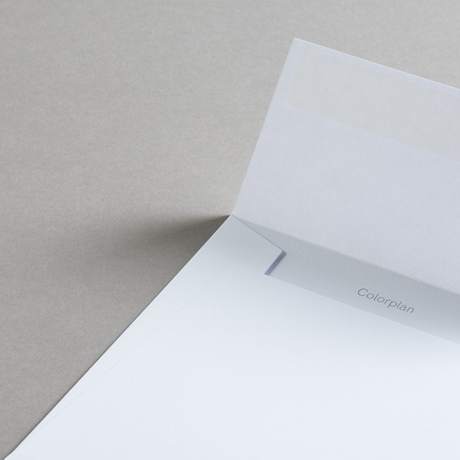 Colorplan Buste DIN 155x155 mm Bianco neve