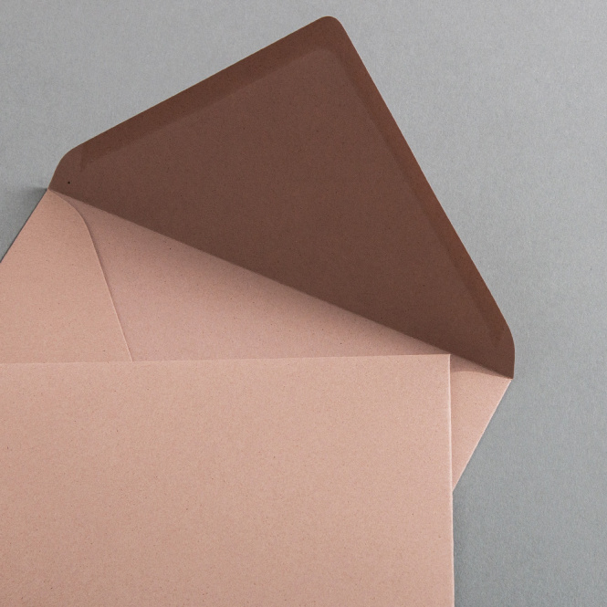Enveloppes Crush DIN B6 Amande