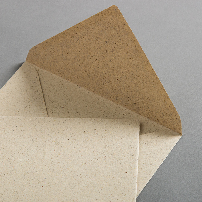 Buste di carta per erba DIN B6 125 x 176 mm adesive a umido 