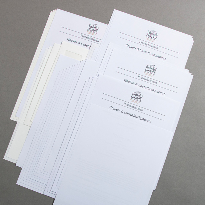 Paquet d'échantillons pour photocopie/papier laser 
