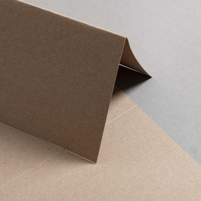 Carta kraft biglietti alta doppia DIN A6 