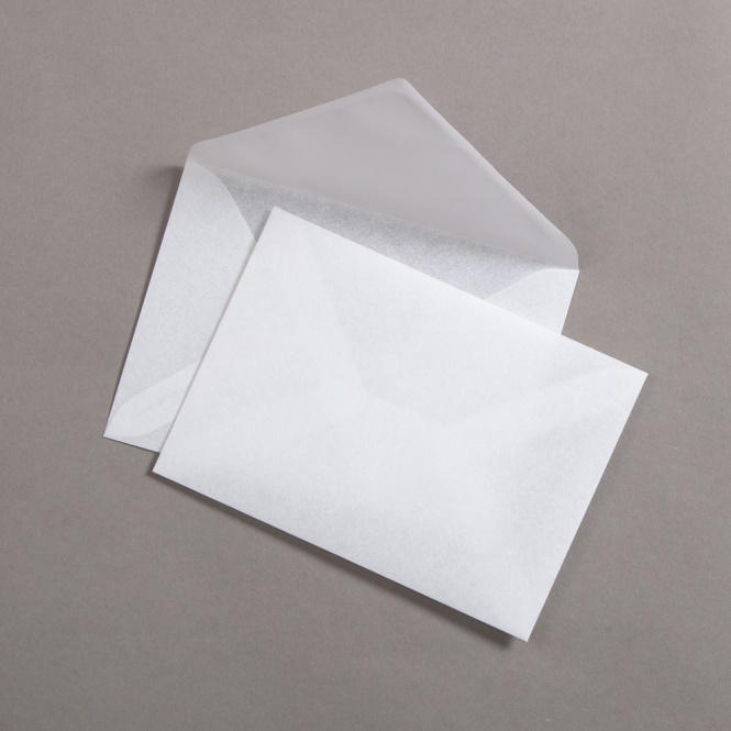 Lucida Trasparente Buste B6 Bianco pergamenata 