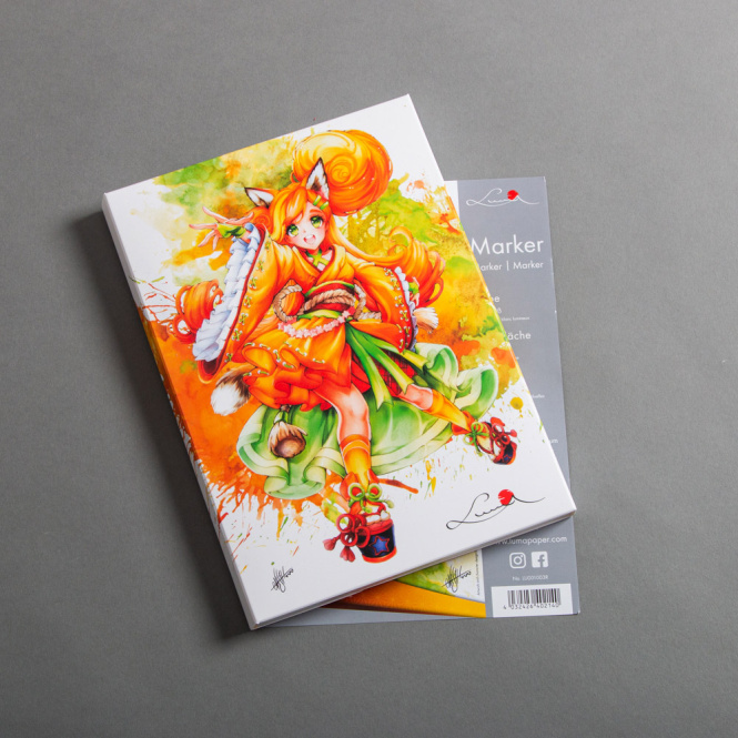 Scatola di carta per pennarelli Bundle Luma DIN A5 