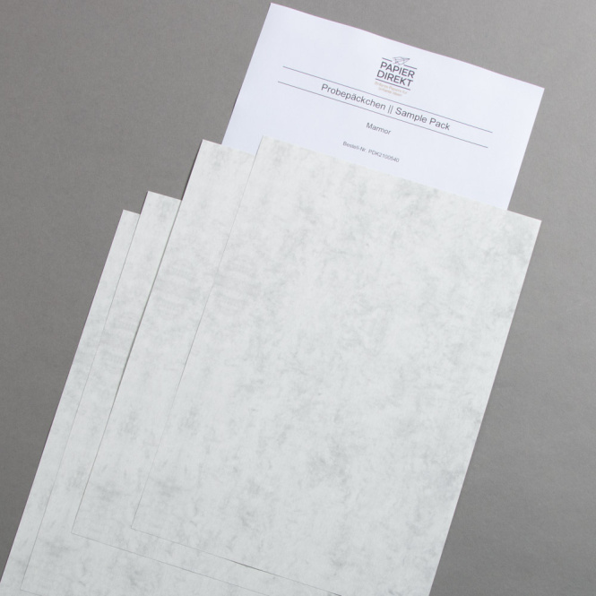 Paquet d'échantillons Papier Marbré 