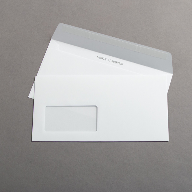 Munken Buste DIN C5/C6 Lynx Bianco naturale | con finestra