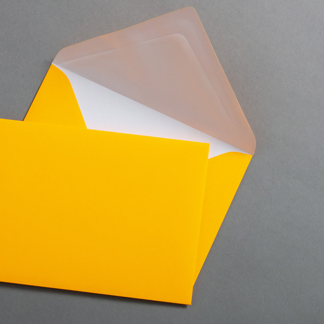 Enveloppes Fluo DIN B6 - Orange Néon 