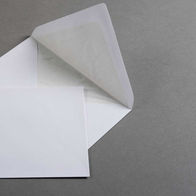 Buste da lettera bianche DIN B6 con fodera 100 pezzi