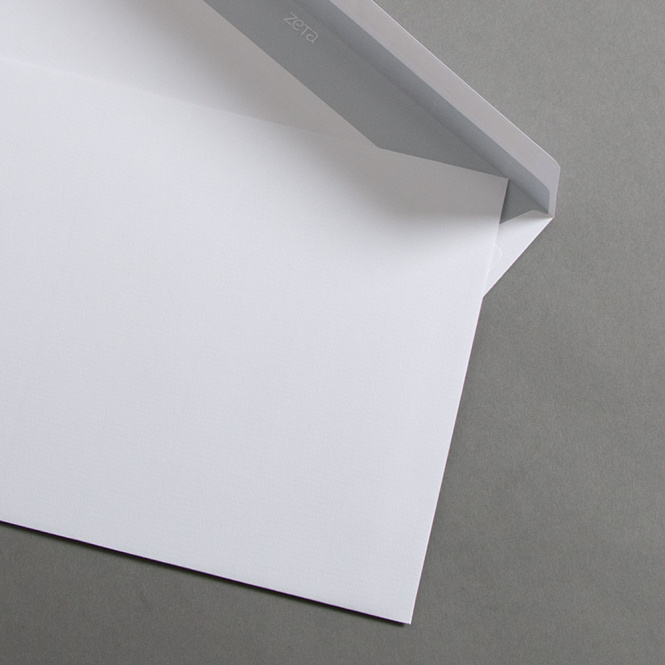 Zeta vergata buste C5 Bianco brillante