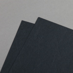Icon 2 - Cartoncino da rilegatura goffrato in pelle A4 Nero 