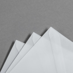 Icon 2 - Couverts Transparent Premium nassklebend DIN C5