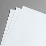 Icon 2 - Metallics spazzolata Bianco argentato A4 250 g 