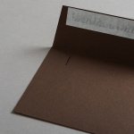 Icon 2 - Colorplan Buste DIN B6 lembo di chiusura diritto Moca marrone