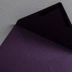 Icon 2 - Colorplan Buste DIN B6 lembo di chiusura appuntito gommata Melanzana