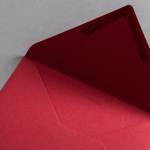 Icon 2 - Colorplan Buste DIN B6 lembo di chiusura appuntito gommata Rosso scuro