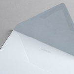Icon 2 - Colorplan Buste DIN B6 lembo di chiusura appuntito gommata Blu ghiaccio