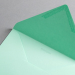 Icon 2 - Colorplan Buste DIN B6 lembo di chiusura appuntito gommata Verde chiaro