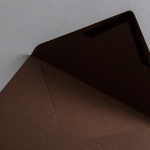 Icon 2 - Colorplan Buste DIN B6 lembo di chiusura appuntito gommata Moca marrone