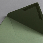 Icon 2 - Colorplan Buste DIN B6 lembo di chiusura appuntito gommata Verde oliva