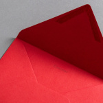 Icon 2 - Colorplan Buste DIN B6 lembo di chiusura appuntito gommata Rosso