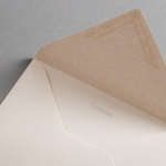 Icon 2 - Colorplan Couverts DIN B6 nassklebend spitze Klappe Sand