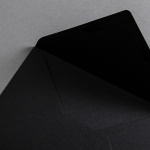 Icon 2 - Colorplan Buste DIN B6 lembo di chiusura appuntito gommata Nero
