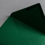 Icon 2 - Colorplan Buste DIN B6 lembo di chiusura appuntito gommata Verde abete