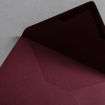 Icon 2 - Colorplan Couverts DIN B6 nassklebend spitze Klappe Weinrot