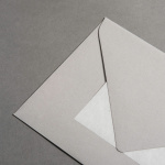 Icon 2 - Colorplan Buste DIN B6 lembo di chiusura appuntito Grigio