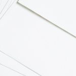 Icon 2 - Conqueror gerippt Couverts DIN C6 Weiss