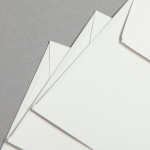 Icon 2 - Metallics schimmernd Couverts DIN lang Weiss 