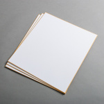 Icon 2 - Schede Shikishi bianche 273 x 242 mm - supporto integrato 