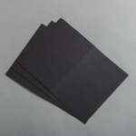 Icon 3 - Karten Schwarz 120 x 170 mm hochdoppelt 