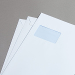 Icon 3 - MAYSPIES Premium Couverts DIN C4 | mit Fenster | haftklebend