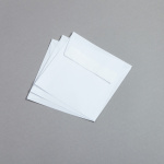 Icon 3 - Buste Traslucide Premium Bianco 125 x 125 mm 