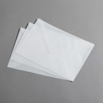 Icon 3 - Couverts Transparent Premium nassklebend DIN C5