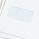 Icon 3 - Hatari Couverts DIN C5 Hochweiss mit Fenster 