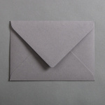 Icon 3 - Colorplan Couverts DIN B6 nassklebend spitze Klappe Steingrau