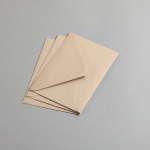 Icon 3 - Kraftpapier Couverts DIN B6 nassklebend 25 Stück