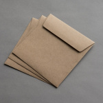 Icon 3 - Kraftpapier Couverts quadratisch 160 x 160 mm haftklebend 
