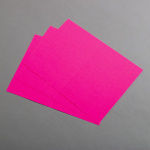 Icon 3 - Biglietti Neon DIN B6 doppie alti - Rosa Neon 